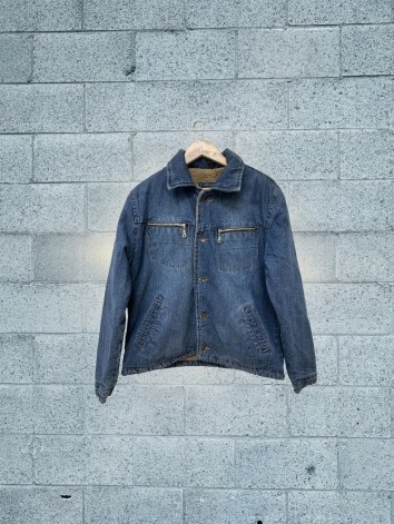 shearling-lined Denim Jacket