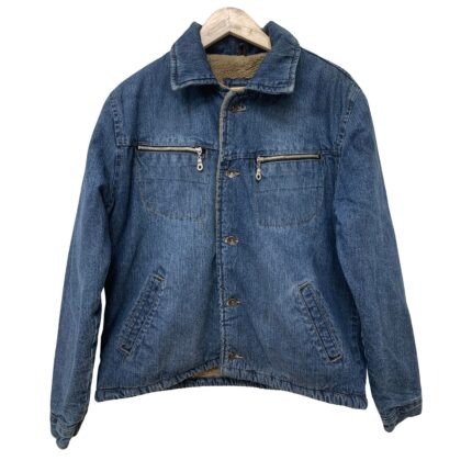 Men's Denim Sherpa Jacket